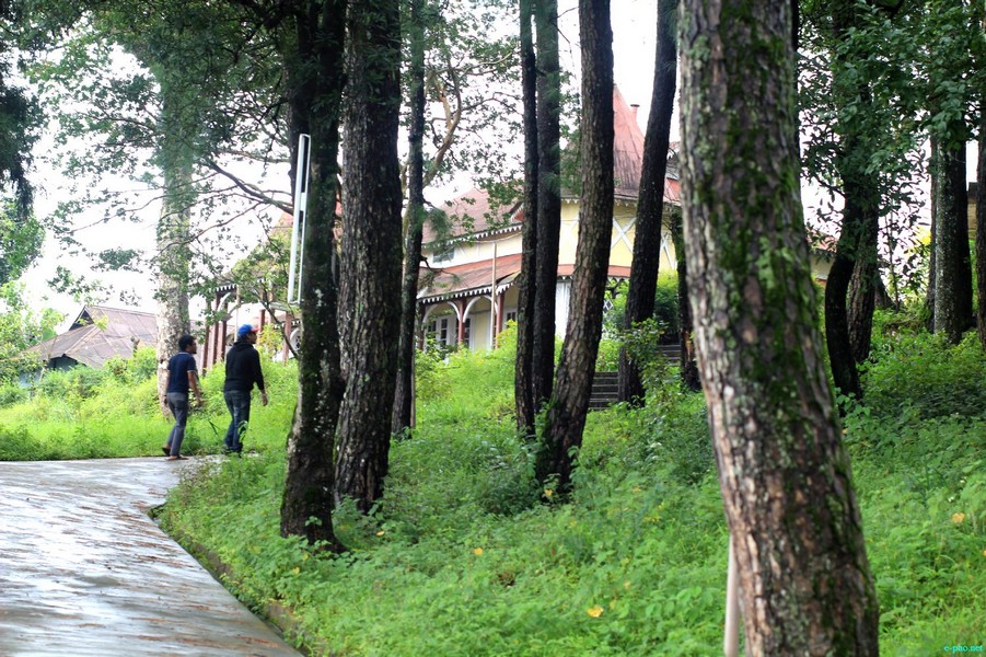 Interior and Outer View of Manipur Bhavan, Laitumkhrah, Shillong as on 24th August 2012