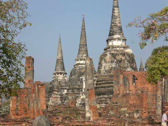 Ruins of ancient Thai capital, Ayutthaya