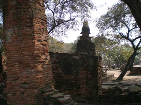 Ruins of ancient Thai capital, Ayutthaya
