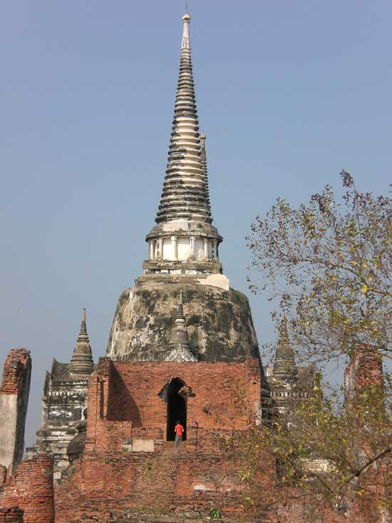 Ruins of ancient Thai capital, Ayutthaya