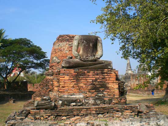 Ruins of ancient Thai capital, Ayutthaya