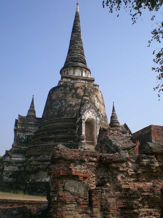 Ruins of ancient Thai capital, Ayutthaya