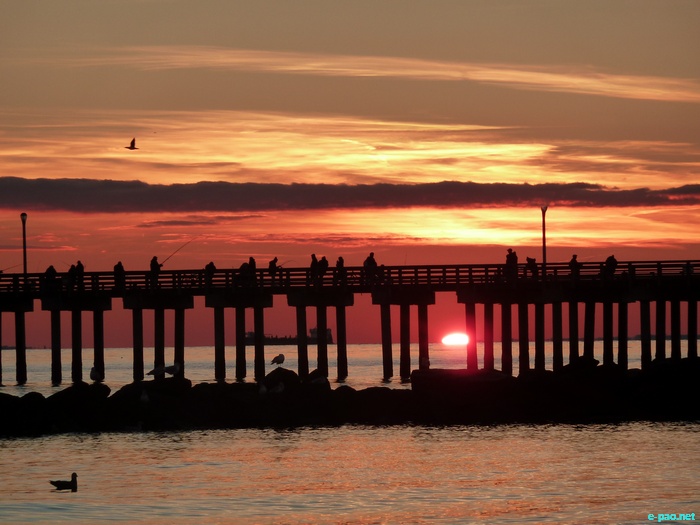 Sunset at Coney Island, New York City :: December 2010