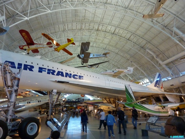 Smithsonian National Air and Space Museum at Dulles Airport, USA  :: April 2010