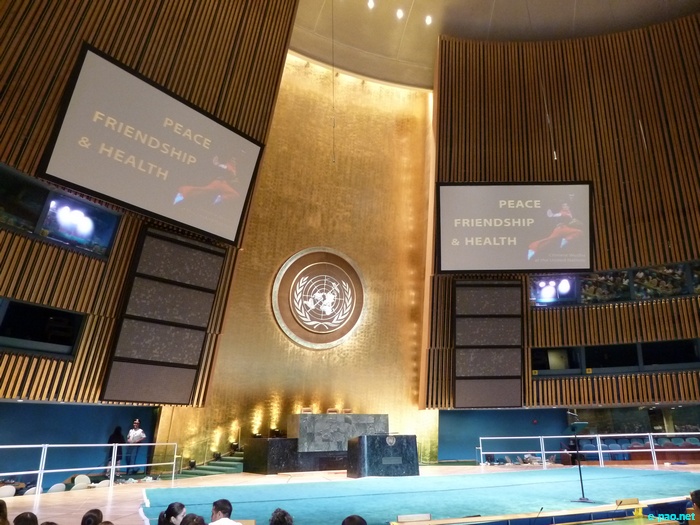 General Assembly Hall at United Nations Secretariat Building in New York in August 2012