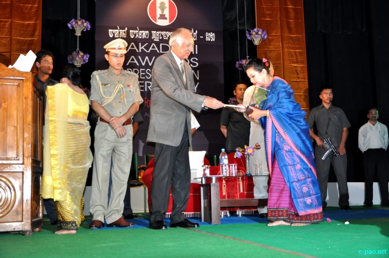 Akademi awards presentation ceremony for the year 2010 at JN Dance Academy Auditorium, Imphal ::  August 8, 2012