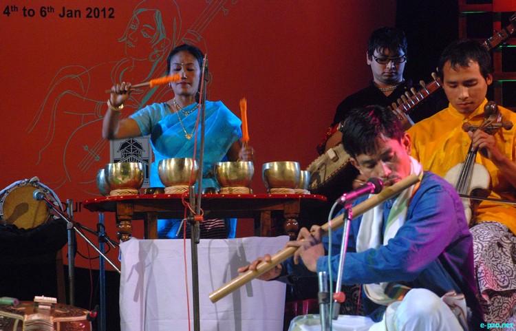 3 Day Festival of Classical and Creative music organized by Manipur State Kala Akademi at MDU Hall, Imphal from January 4-6 2012. 