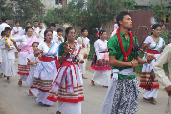 <I>Lai Lam Thokpa</I> at Kwakeithel Laishram Leikai :: May 2008