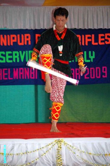 Stick Dance at Ex-Armymen Rally :: 30 March 2009