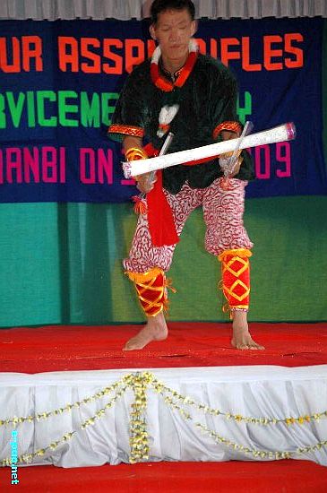 Stick  Dance at Ex-Armymen Rally :: 30 March 2009