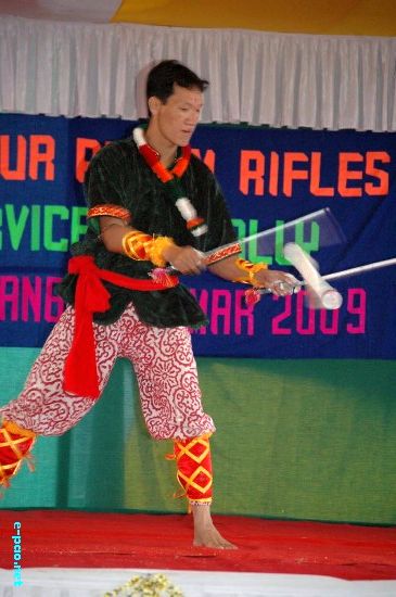 Stick  Dance at Ex-Armymen Rally :: 30 March 2009