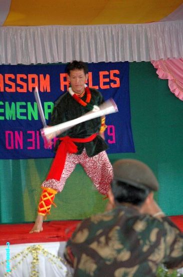 Stick  Dance at Ex-Armymen Rally :: 30 March 2009