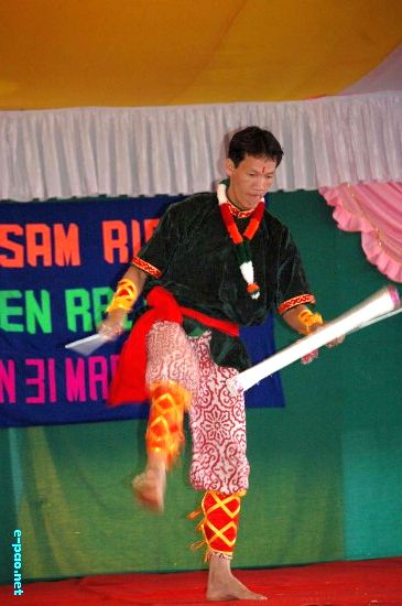 Stick  Dance at Ex-Armymen Rally :: 30 March 2009