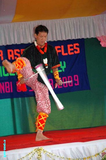 Stick  Dance at Ex-Armymen Rally :: 30 March 2009