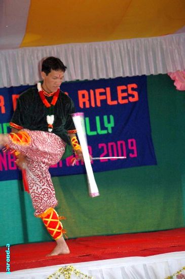 Stick  Dance at Ex-Armymen Rally :: 30 March 2009