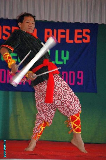 Stick  Dance at Ex-Armymen Rally :: 30 March 2009