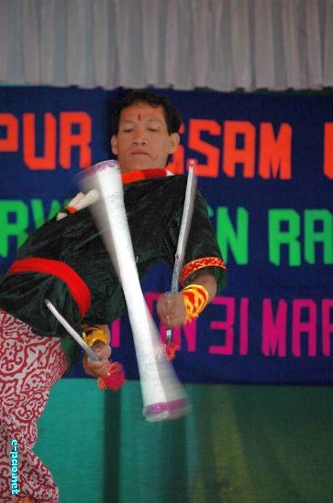 Stick  Dance at Ex-Armymen Rally :: 30 March 2009