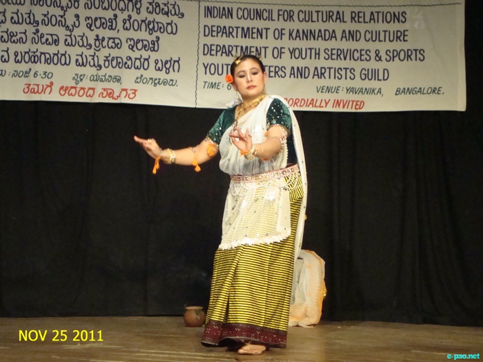 Manipuri Dance at Bangalore by Indian Council for Cultural Relations :: 25 Nov 2011