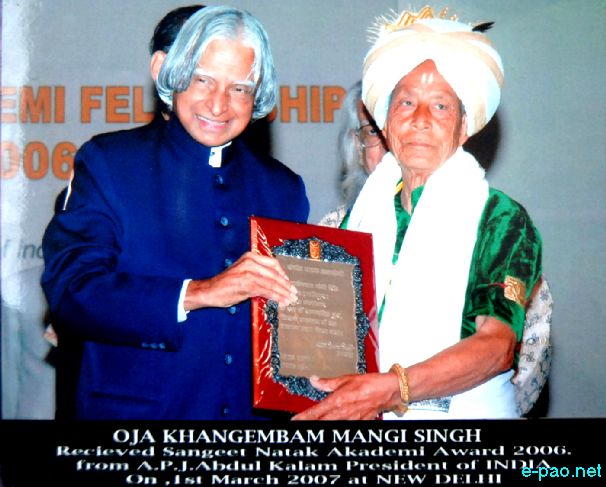 Khangembam Mangi Singh :: Padmashree Awardee 2011