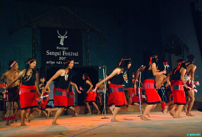 Tangkhul Cultural Dance at the Manipur Sangai Tourism Festival 2011 :: 27 November