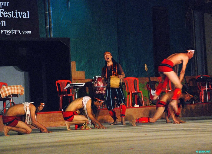 Tangkhul Cultural Dance at the Manipur Sangai Tourism Festival 2011 :: 27 November