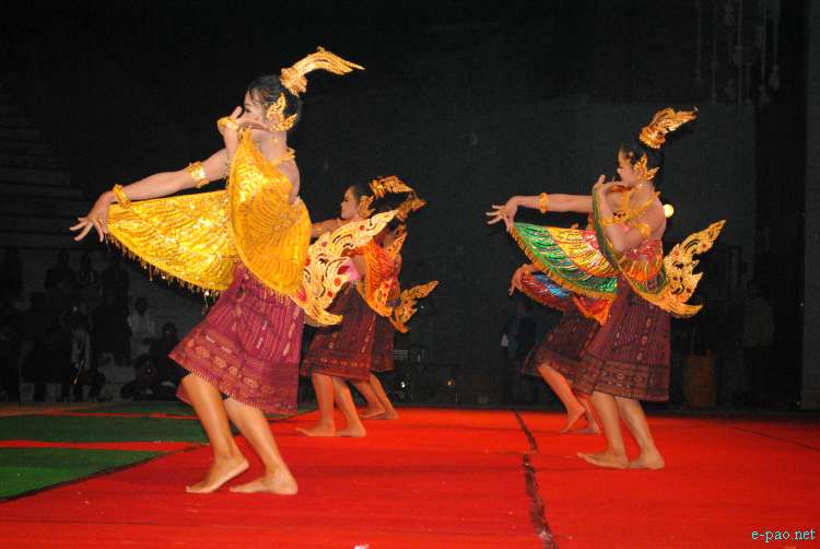 Thai Cultural Dance at the Manipur Sangai Tourism Festival 2011 :: 28 Nov 2011