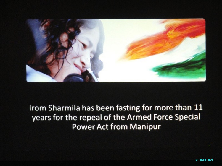 Slide Show on Manipur ::  Sangai - A Tribute to Manipuri Cinema at IISc Bangalore :: 18th March 2012