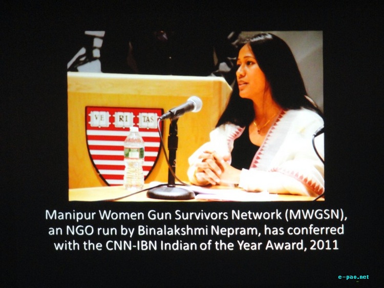 Slide Show on Manipur ::  Sangai - A Tribute to Manipuri Cinema at IISc Bangalore :: 18th March 2012