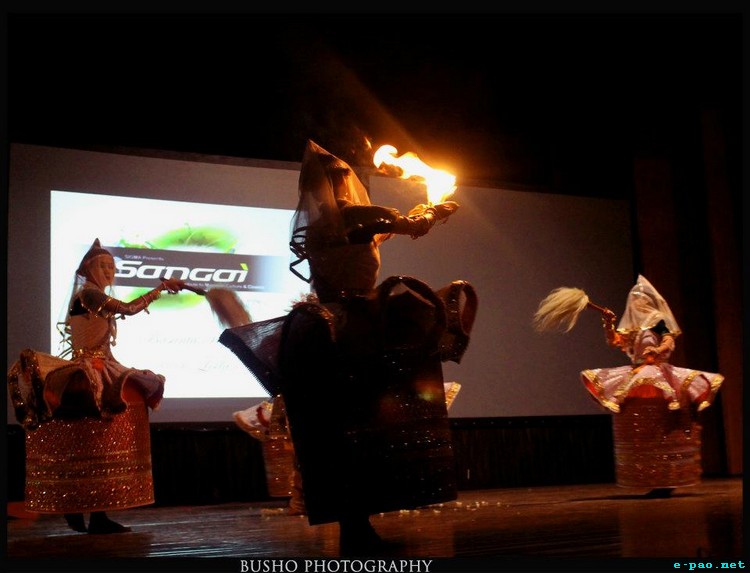 Manipuri Dance ::  Sangai - A Tribute to Manipuri Cinema at IISc Bangalore :: 18th March 2012