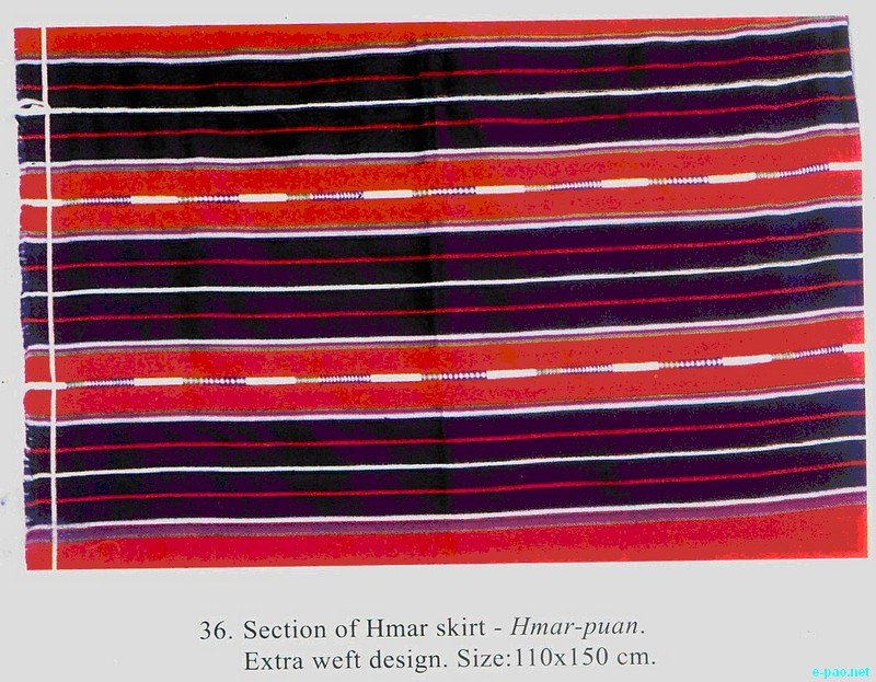 Hmar Skirt - Hmarpuan - Tribal hand woven fabrics of Manipur :: 2012