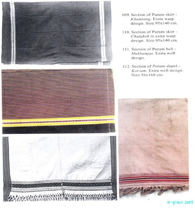 Khamtang , Chalakok, Mukhamjar, Koram  - Purum Cloth