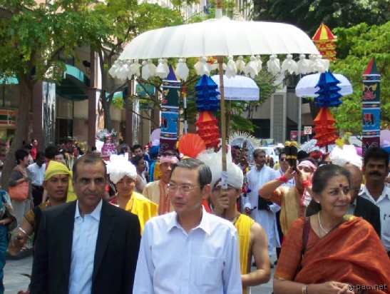 Dhol and Pung Chollom at Festival of India - Singapore :: 2008