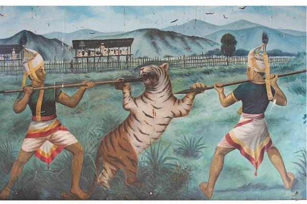 RKCS Painting at <I>Ibudhou Thangjing</I>, Moirang, Manipur