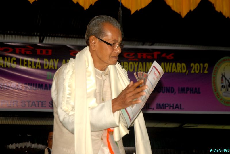 11th Shumang Leela Numit celebration and Shumang leela award 2012  :: 12 April 2012