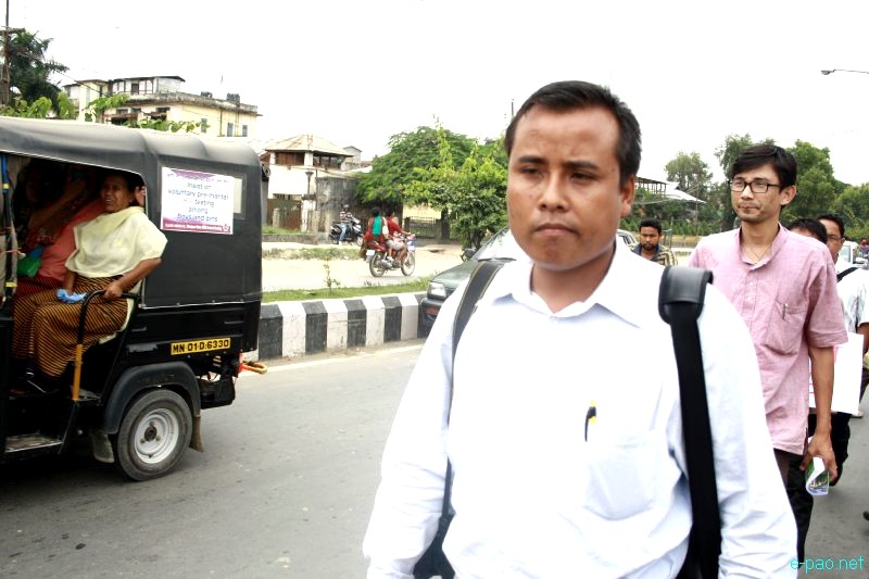 All Manipur Working Journalists Union (AMWJU) protest rally at Imphal - Part 1 :: 12th August 2012