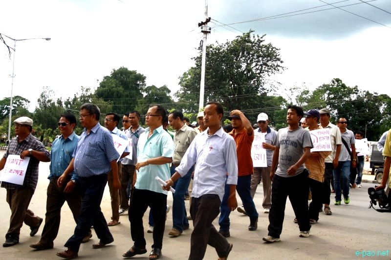 All Manipur Working Journalists Union (AMWJU) protest rally at Imphal - Part 2 :: 12th August 2012