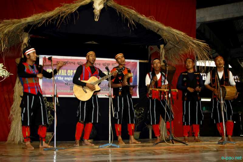 Tangkhul Troupe at Festival of Tribal Folk Music of Manipur, 2012 at Iboyaima Shanglen, Imphal :: March 19-21 2012