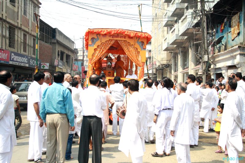 Mahavir Jayanti Mahotsav celebration at Thangal Bazar, Imphal :: April 4 2012