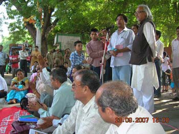 Dharna to support people's movement in Burma :: 2007