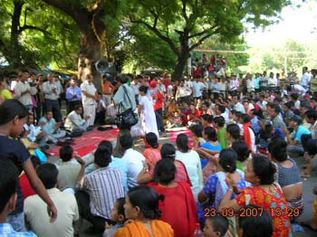 Dharna to support people's movement in Burma :: 2007