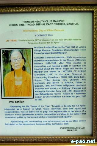 International Day for Old Age Person :: October 1, 2009