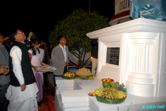 Inauguration of Eco-Historical Park at Ningthem Pukhri Mapal :: 08 December 2010