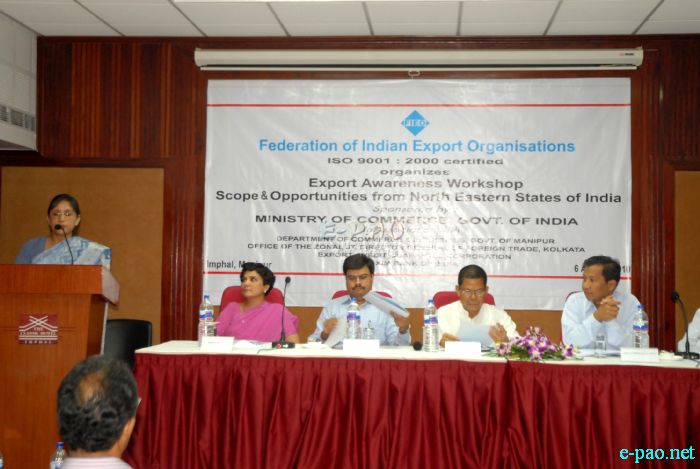 Export Awarness Workshop from North East states :: 6th August 2010