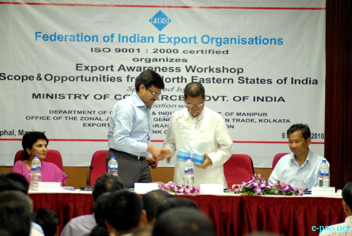 Export Awarness Workshop from North East states :: 6th August 2010