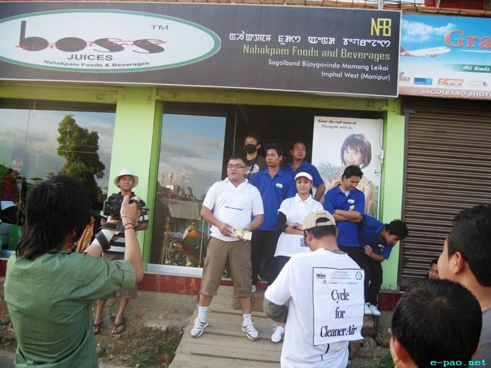 Fifth Critical Mass of cycle enthusiast cycling  at Imphal :: 28 August 2011