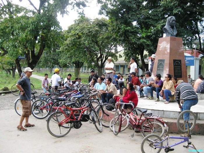 Manipur Cycling Club staged its VI Critical Mass :: 25 September, 2011