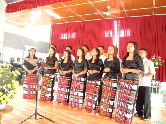 A Choir performing at Tamu - Moreh, Indo-Burma border 