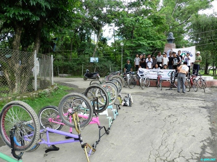 Manipur Cycle Club had their Critical Mass II :: 29 May 2011