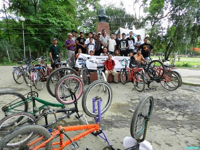 Manipur Cycle Club had their Critical Mass II :: 29 May 2011