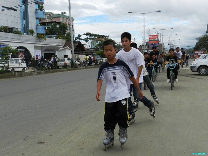 Manipur Cycle Club had their Critical Mass II :: 29 May 2011
